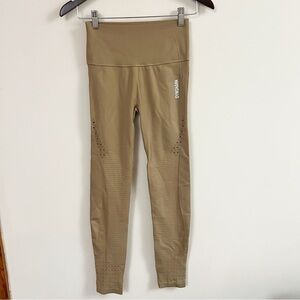 Gymshark Energy Seamless Leggings Size Small B1A2C Gold Yellow $55 High Rise